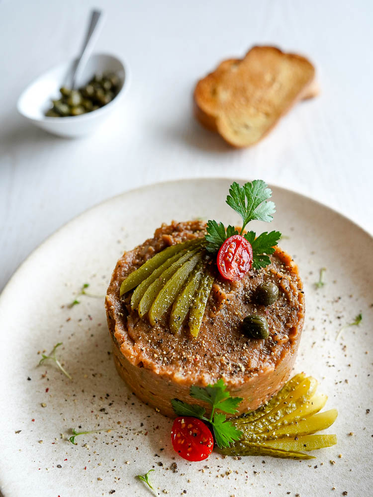 Auberginen Tartar VEGAN